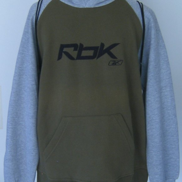 Reebok Sweatshirt 3 Pieces Hoodie Tee & Cinch Bag - Picture 2 of 11